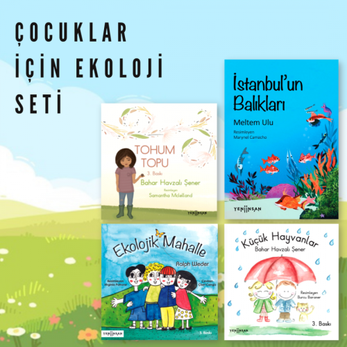 Çocuklar İçin Ekoloji Seti - 4 Kitap Takım